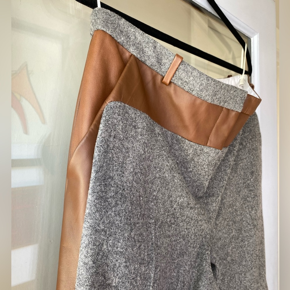 Old Céline lamb skin and wool trousers so 40